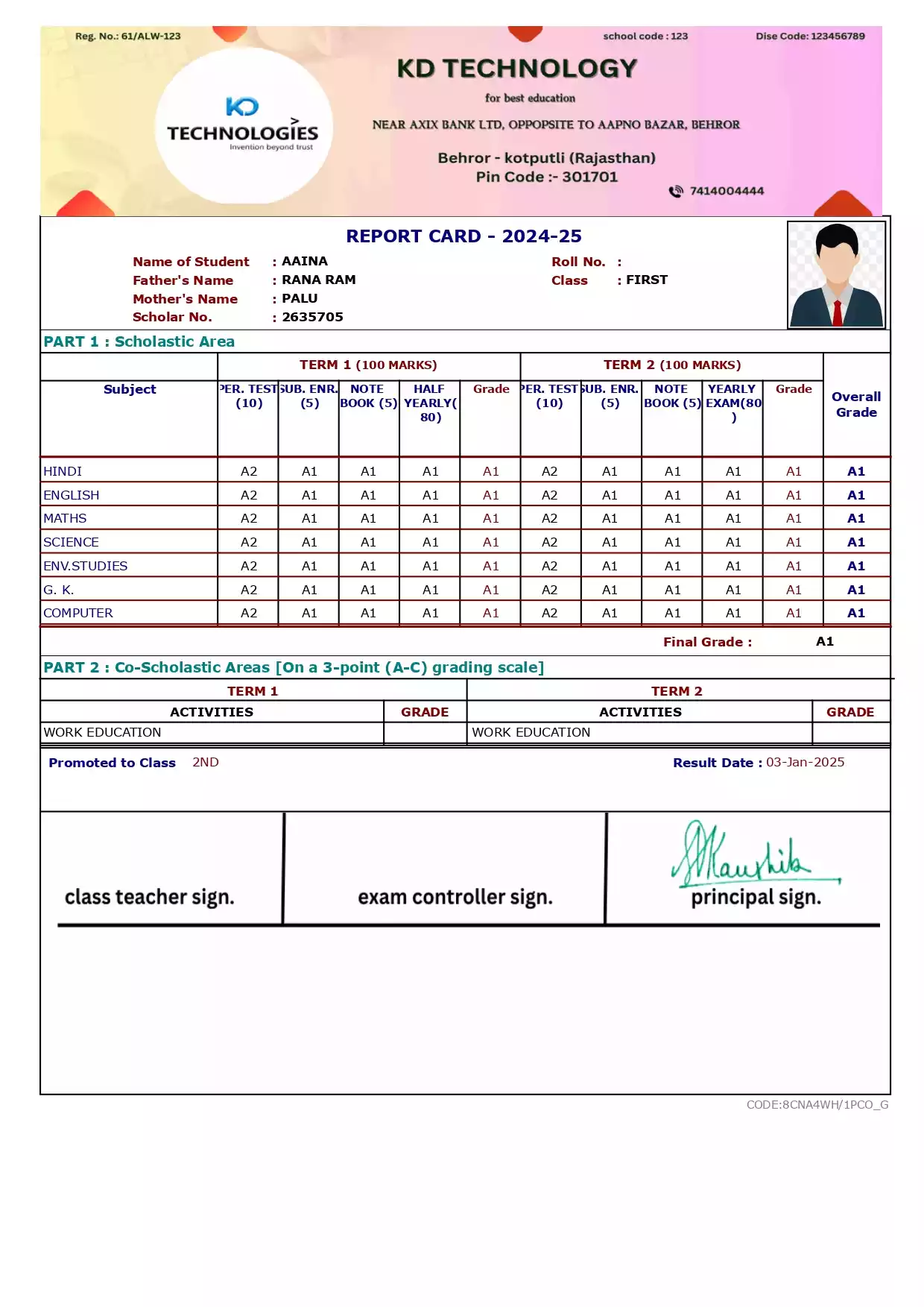 Sample Erp Card School ERP Sample Docs